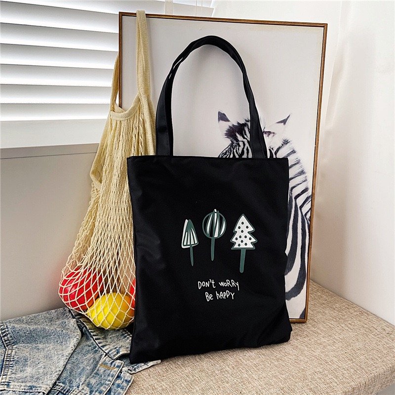 Canvas Bag Ins Canvas Shoulder Tote Bag Female Student Tutoring Tote Bag