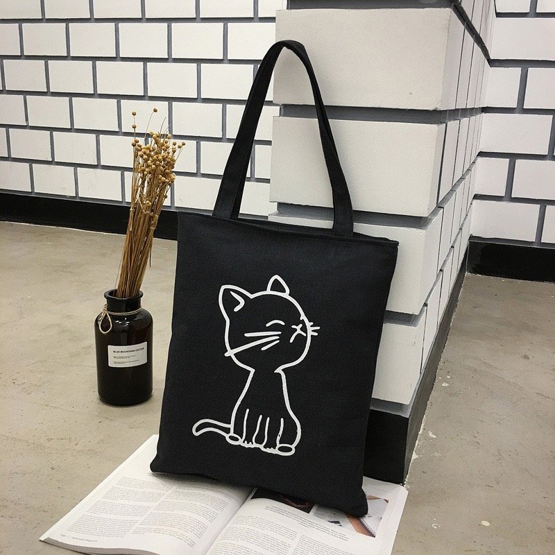 Canvas Bag Ins Canvas Shoulder Tote Bag Female Student Tutoring Tote Bag