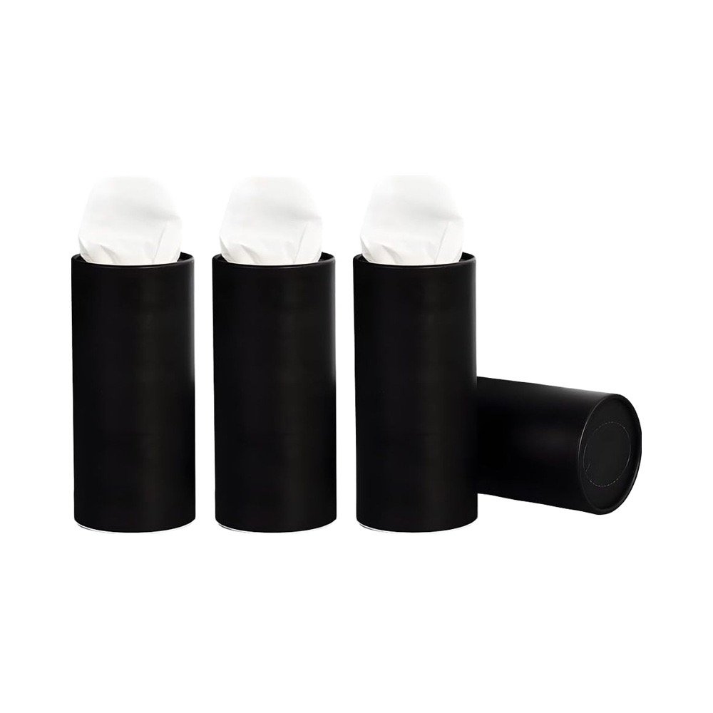 Black and White Car Tissue Box
