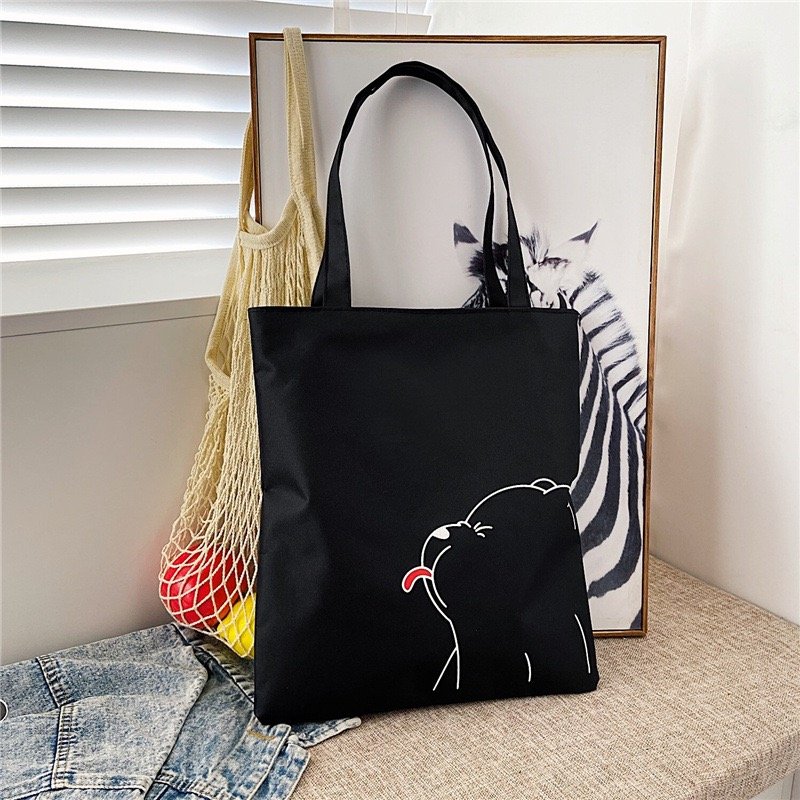 Canvas Bag Ins Canvas Shoulder Tote Bag Female Student Tutoring Tote Bag