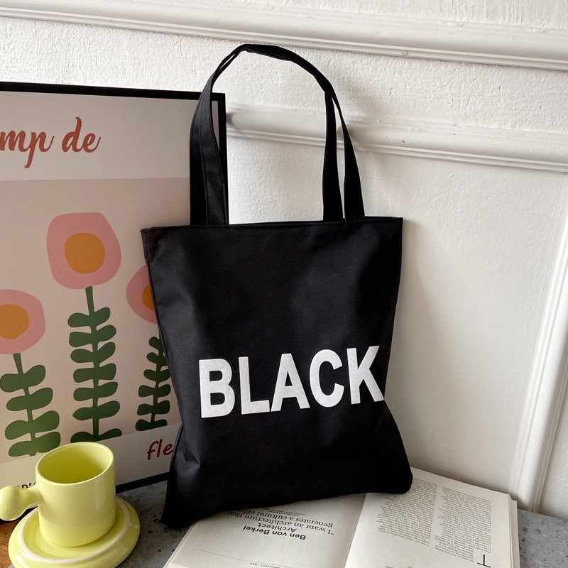 Canvas Bag Ins Canvas Shoulder Tote Bag Female Student Tutoring Tote Bag