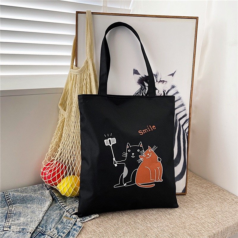 Canvas Bag Ins Canvas Shoulder Tote Bag Female Student Tutoring Tote Bag