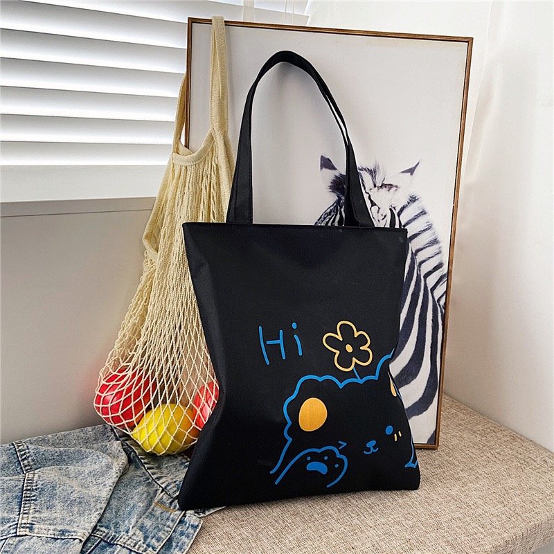 Canvas Bag Ins Canvas Shoulder Tote Bag Female Student Tutoring Tote Bag