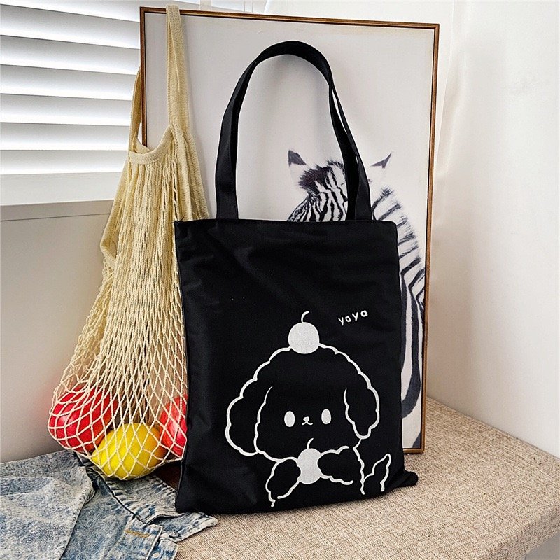Canvas Bag Ins Canvas Shoulder Tote Bag Female Student Tutoring Tote Bag