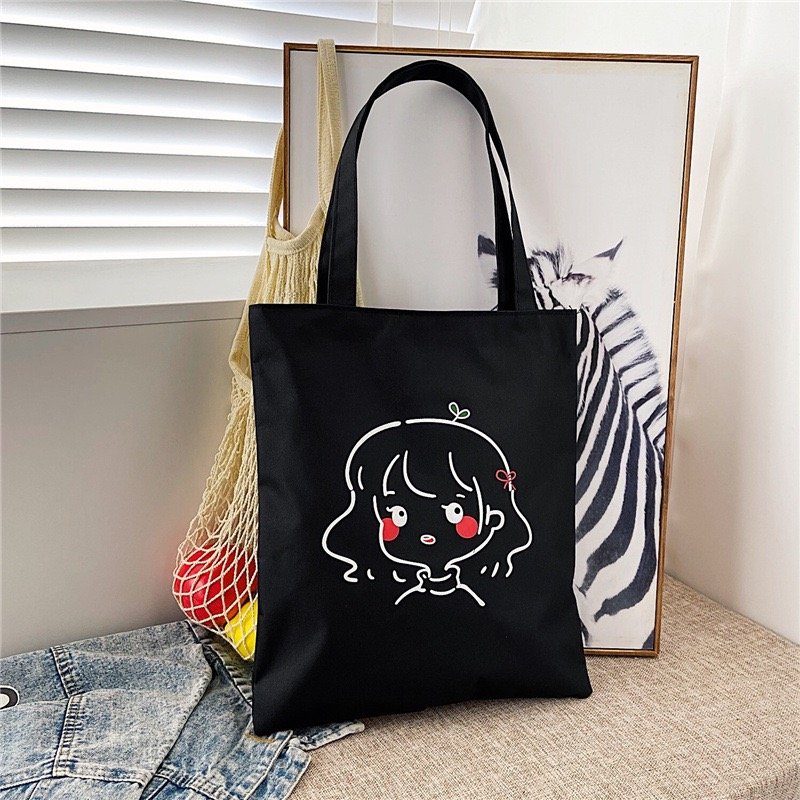 Canvas Bag Ins Canvas Shoulder Tote Bag Female Student Tutoring Tote Bag