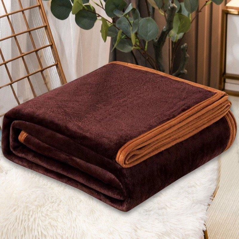 Plain flannel blanket