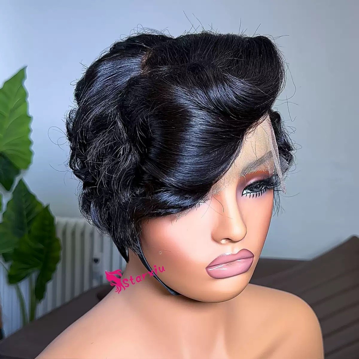 Glueless 5*5 Pixie Cut Unit