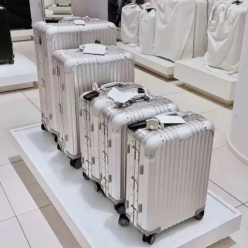 aluminum-magnesium alloy trolley suitcase
