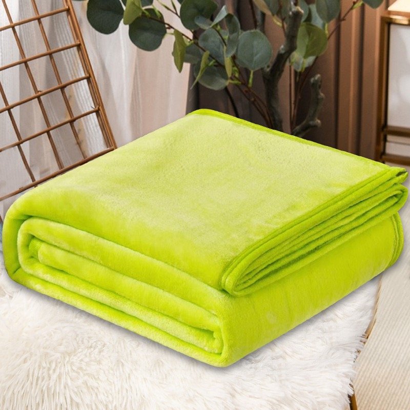 Plain flannel blanket