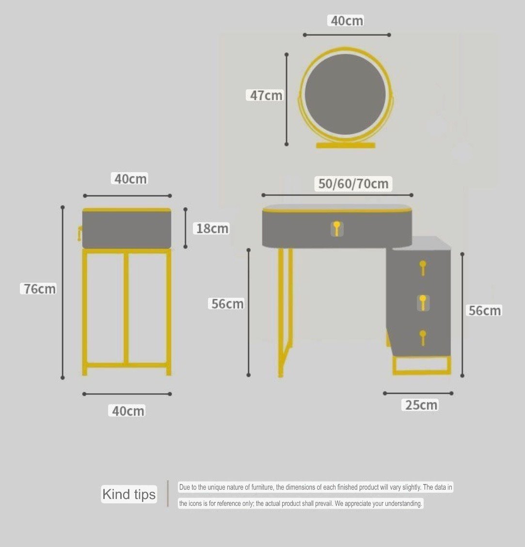 Light Luxury Dressing Table Storage Cabinet Integrated Bedroom Modern Simple Small Apartment Minimalist Internet Popular Ins Style Makeup Table